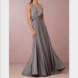 Twobirds convertible grey dress. Size A.